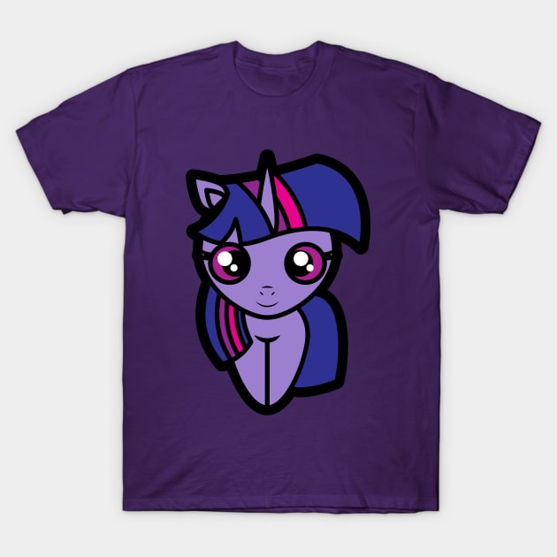 Twilight Sparkle Tooniefied T-Shirt by Tooniefied